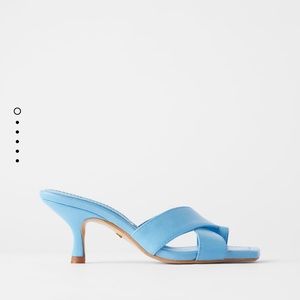 Zara blue sandals